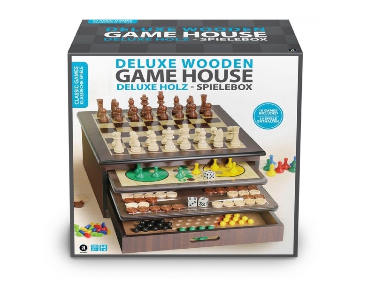 Deluxe Wooden Game House